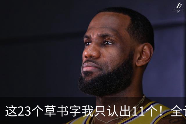 这23个草书字我只认出11个！全认出来的朋友，您的眼力让我佩服得五体投地。为什么有的草书第一眼很惊艳，仔细看却经不起推敲？